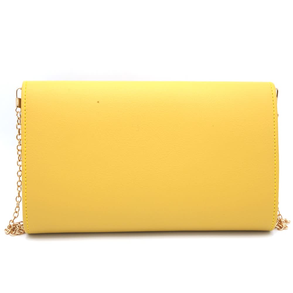 Women's Fancy Clutch 6935 - Mustard, Women, Clutches, Chase Value, Chase Value