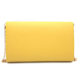 Women's Fancy Clutch 6935 - Mustard, Women, Clutches, Chase Value, Chase Value