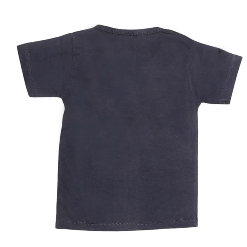 Boys Print T-Shirt  - Navy Blue, Kids, Boys T-Shirts, Chase Value, Chase Value