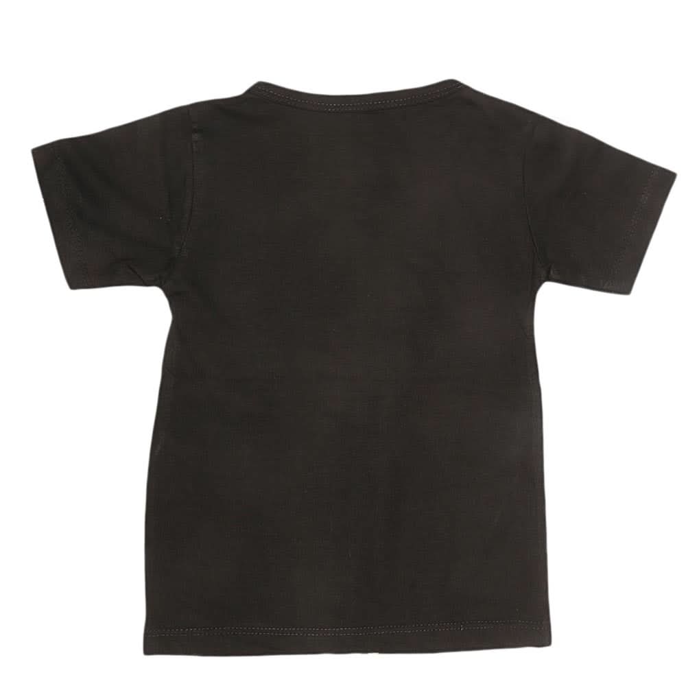 Boys Print T-Shirt  - Black, Kids, Boys T-Shirts, Chase Value, Chase Value
