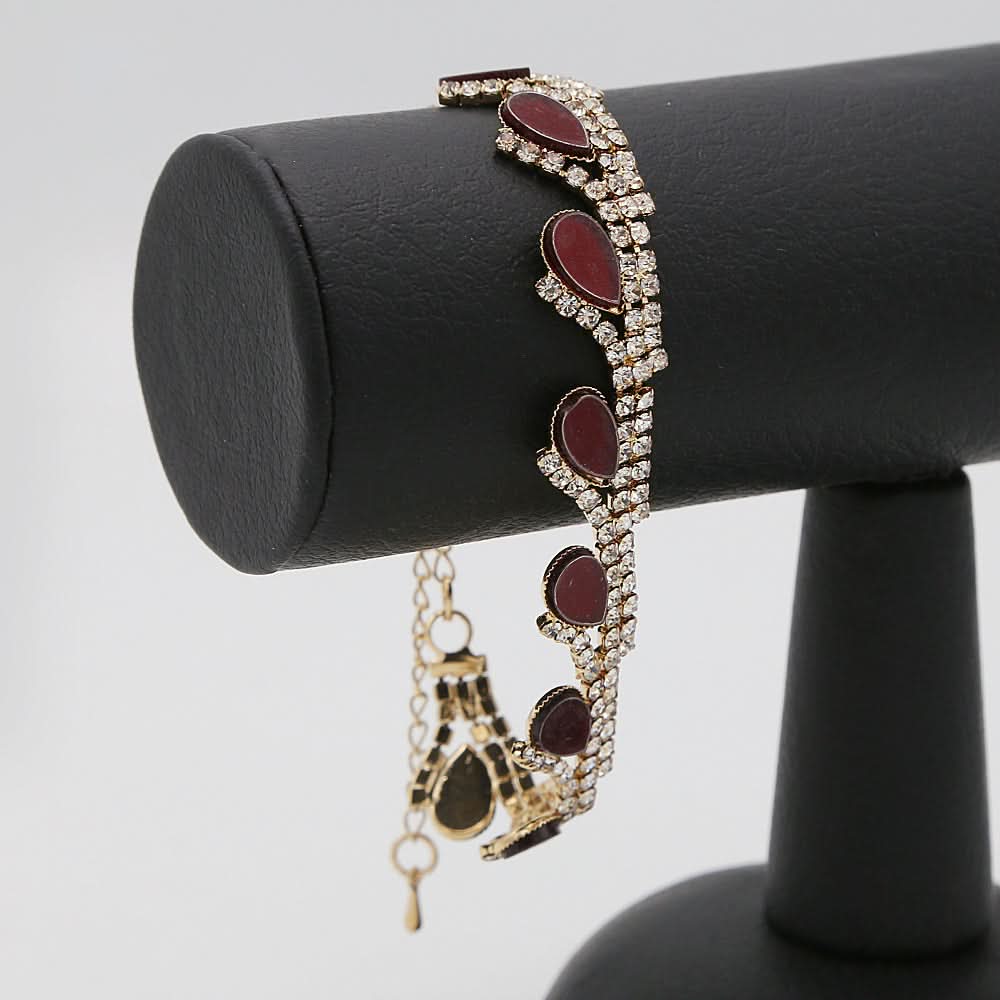 Women's Bracelet - Maroon, Women, Bangles & Bracelets, Chase Value, Chase Value
