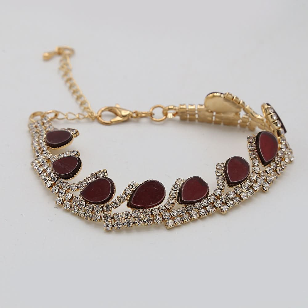 Women's Bracelet - Maroon, Women, Bangles & Bracelets, Chase Value, Chase Value