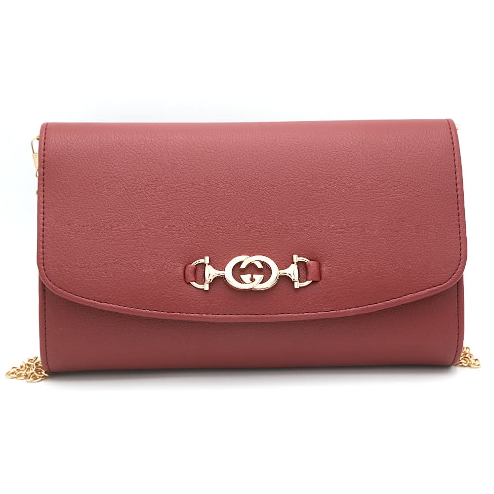 Women's Fancy Clutch 6935 - Maroon, Women, Clutches, Chase Value, Chase Value