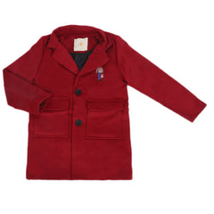 Boys Casual Coat - Maroon, Kids, Boys Jackets and Blazers, Chase Value, Chase Value