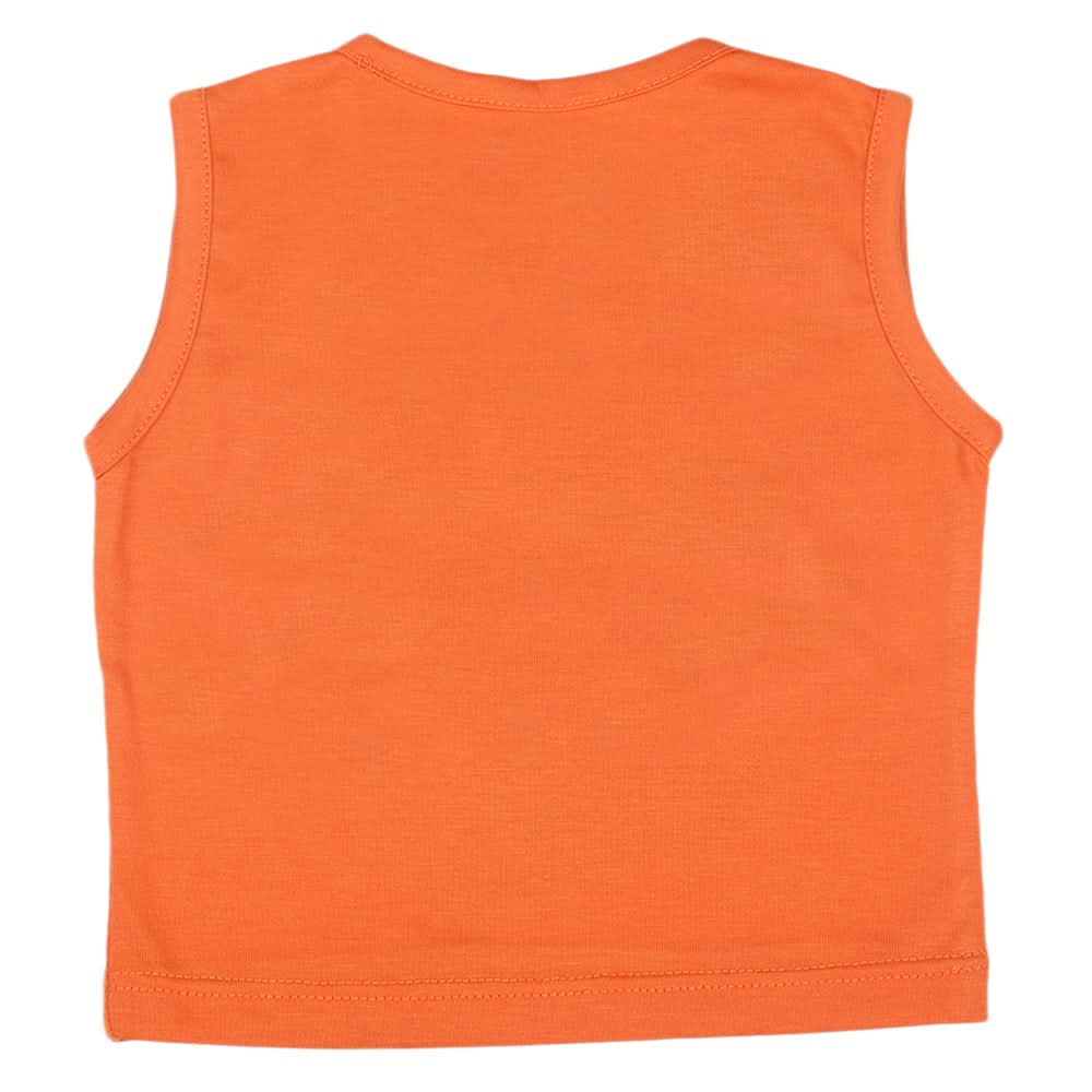 Newborn Boys Sando - Orange, Kids, Newborn Boys Shirts And T-Shirts, Chase Value, Chase Value