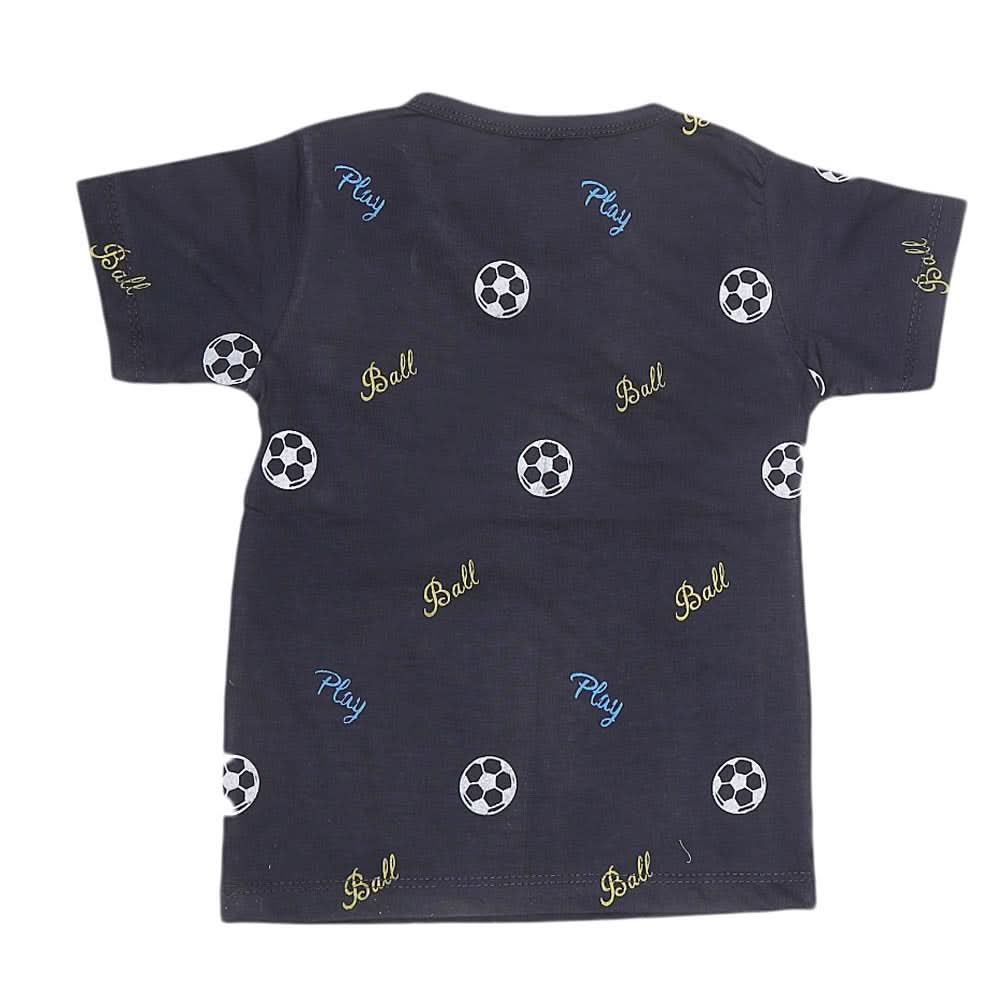 Boys Print T-Shirt  - Navy Blue, Kids, Boys T-Shirts, Chase Value, Chase Value