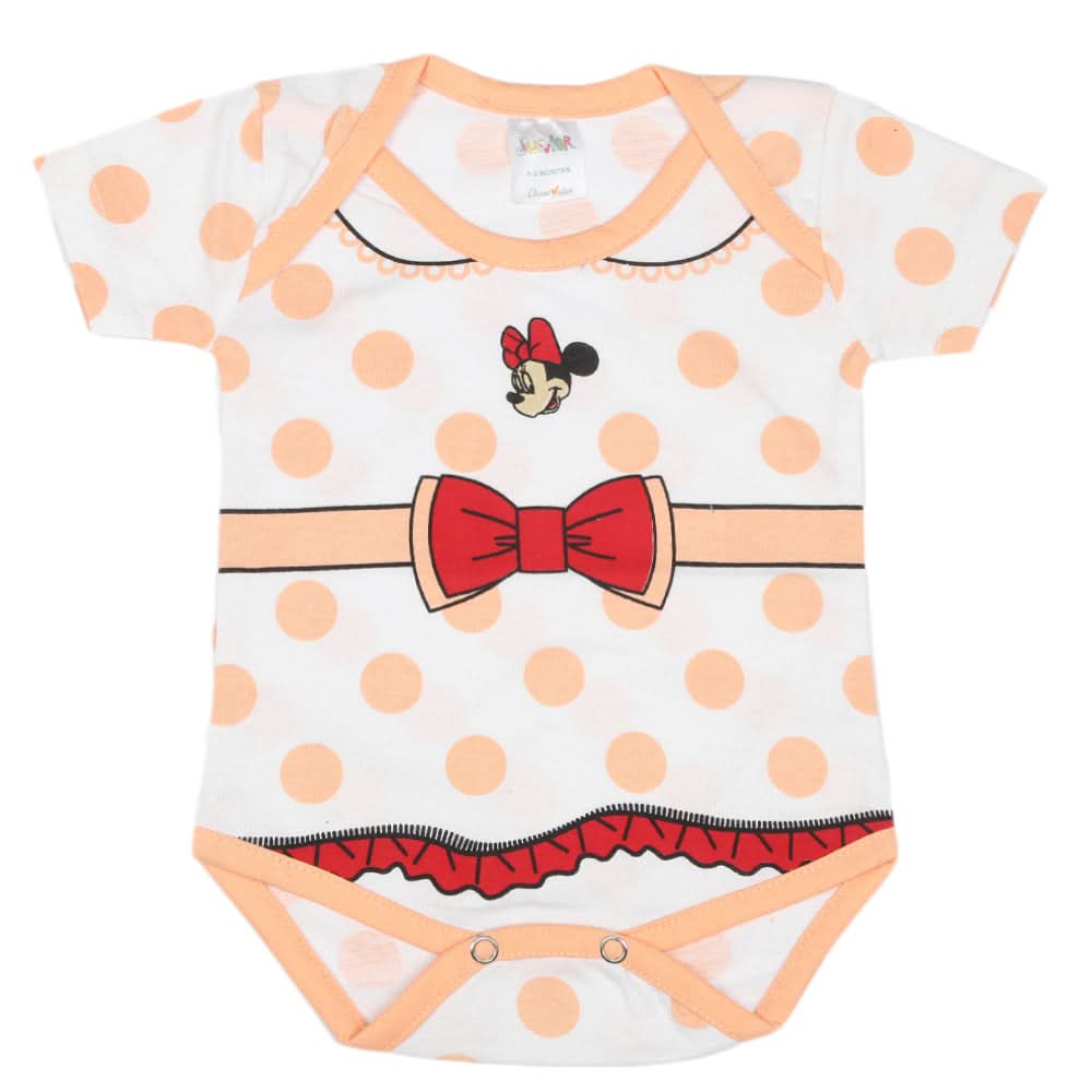 Newborn Girls Romper - Peach, Kids, Newborn Girls Rompers, Chase Value, Chase Value