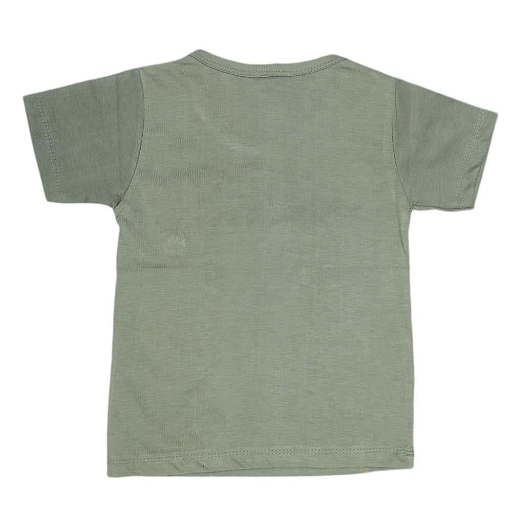 Boys Print T-Shirt  - Green, Kids, Boys T-Shirts, Chase Value, Chase Value