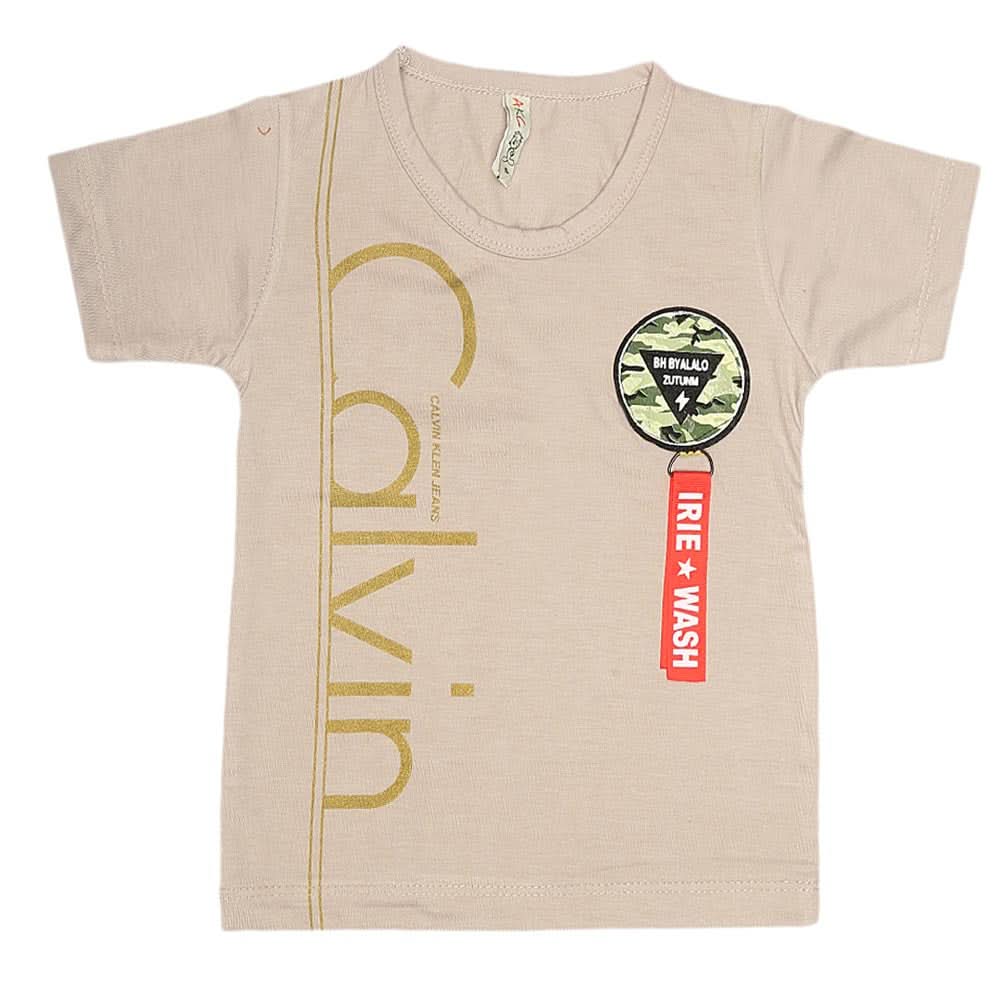 Boys Print T-Shirt  - Grey, Kids, Boys T-Shirts, Chase Value, Chase Value