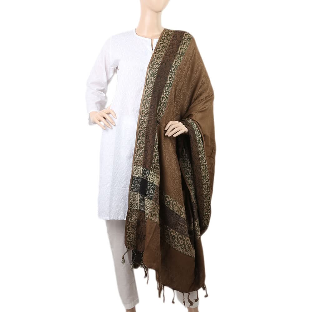 Women Polka Shawl - A - Brown, Women, Shawls And Scarves, Chase Value, Chase Value