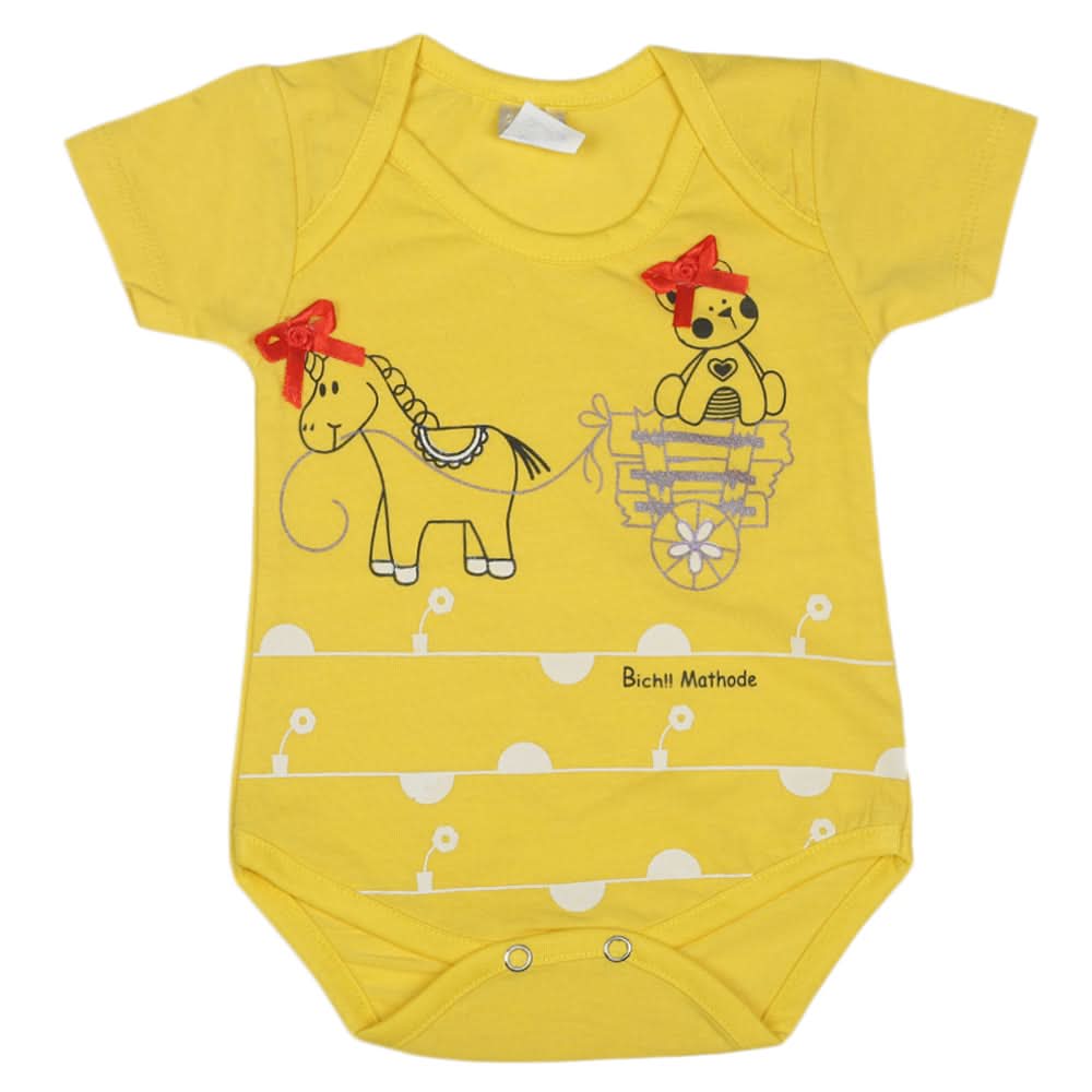 Newborn Girls Romper - Yellow, Kids, Newborn Girls Rompers, Chase Value, Chase Value