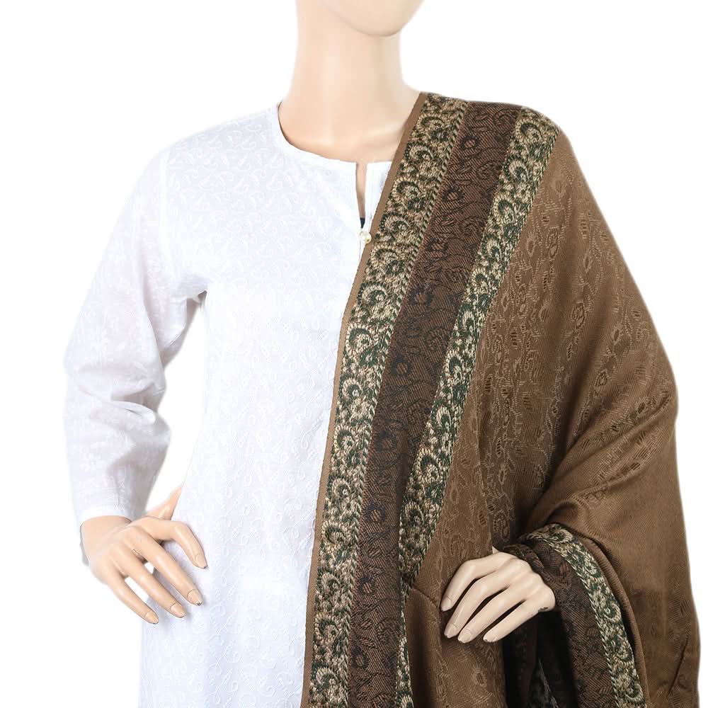 Women Polka Shawl - A - Brown, Women, Shawls And Scarves, Chase Value, Chase Value