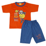 Boys Half Sleeves Suit - Orange, Kids, Boys Sets And Suits, Chase Value, Chase Value