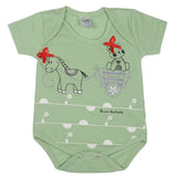Newborn Girls Romper - Steel Green, Kids, Newborn Girls Rompers, Chase Value, Chase Value
