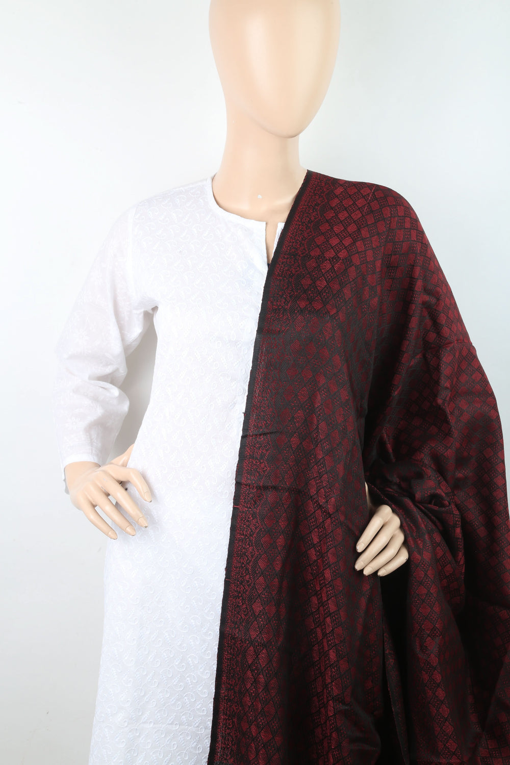Women Shawl Classic - A - Maroon, Women, Shawls And Scarves, Chase Value, Chase Value