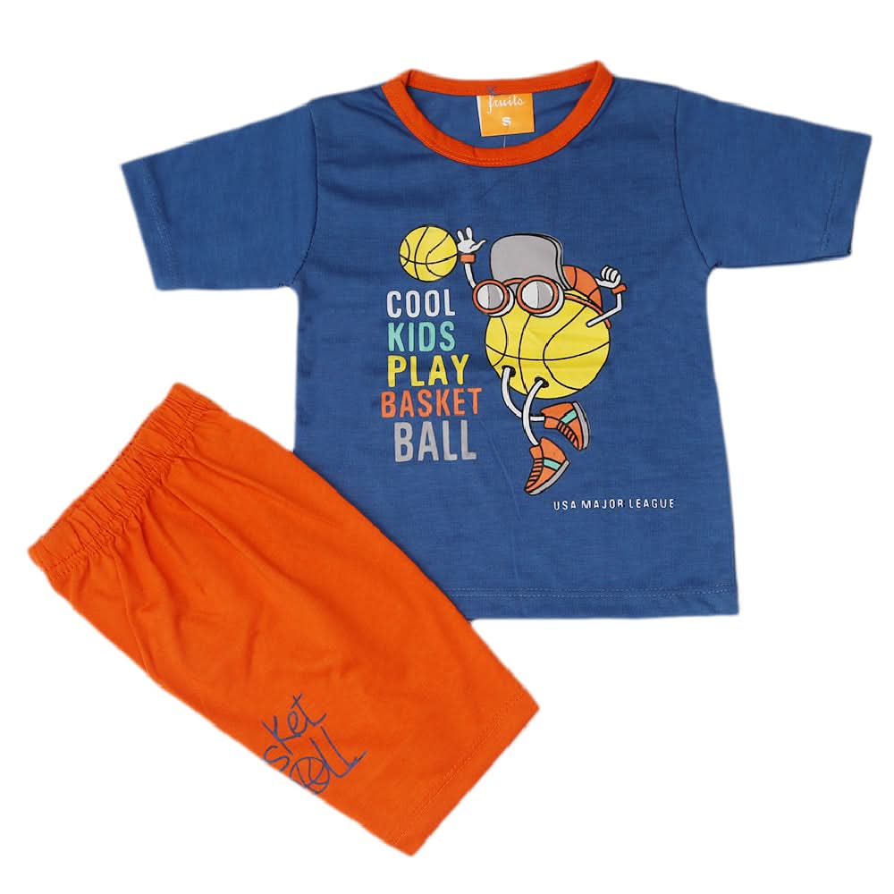 Boys Half Sleeves Suit - Royal Blue, Kids, Boys Sets And Suits, Chase Value, Chase Value