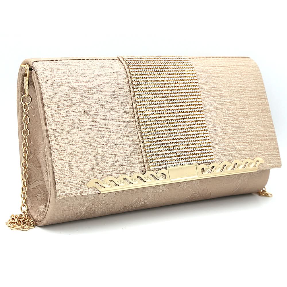 Women's Fancy Clutch 6700- Peach, Women, Clutches, Chase Value, Chase Value