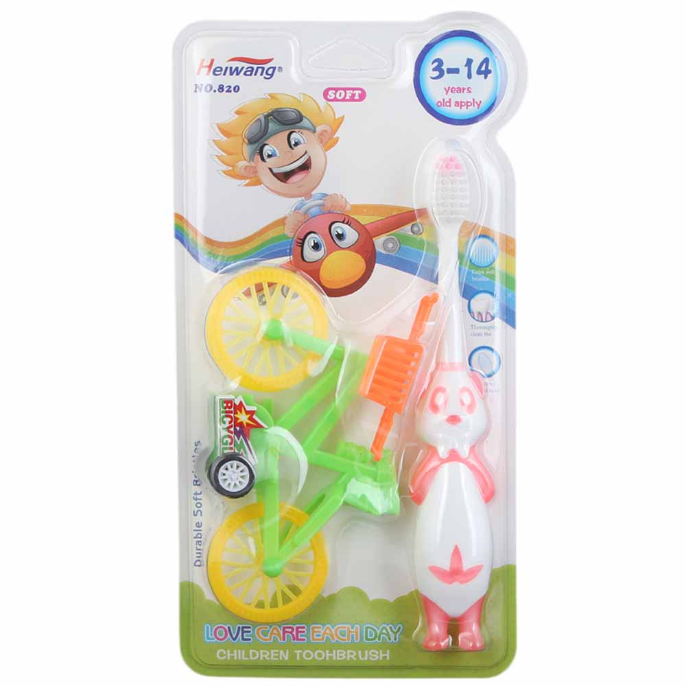 Toothbrush for Kids - Pink, Beauty & Personal Care, Oral Care, Chase Value, Chase Value