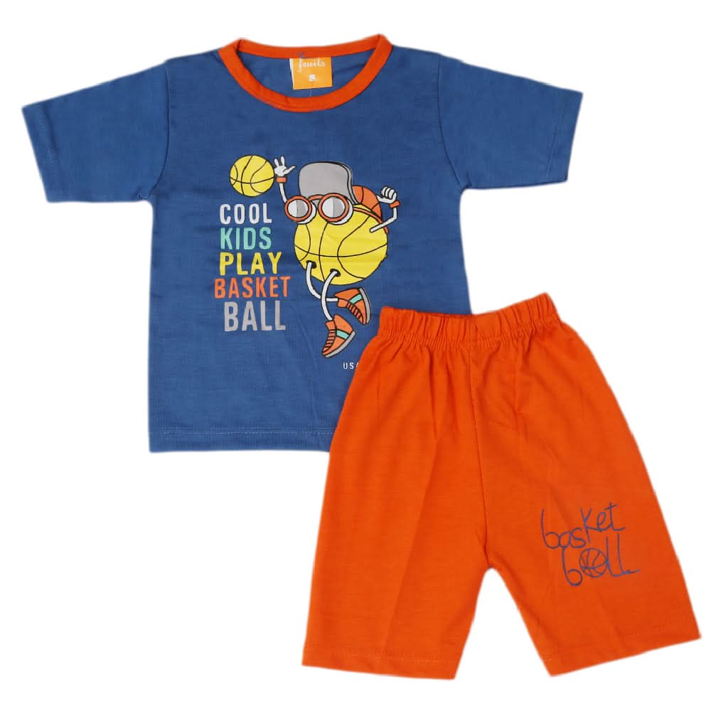 Boys Half Sleeves Suit - Royal Blue, Kids, Boys Sets And Suits, Chase Value, Chase Value