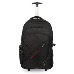 Trolley Laptop Backpack 2158-21 (SH25) - Black, Kids, School And Laptop Bags, Chase Value, Chase Value