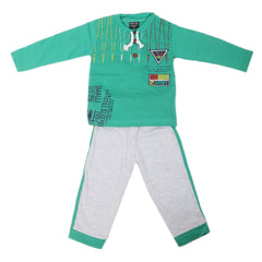 Boys Full Sleeves Suit - Green, Kids, Boys Sets And Suits, Chase Value, Chase Value
