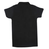 Boys Half Sleeves Polo T-Shirt - Black, Boys T-Shirts, Chase Value, Chase Value