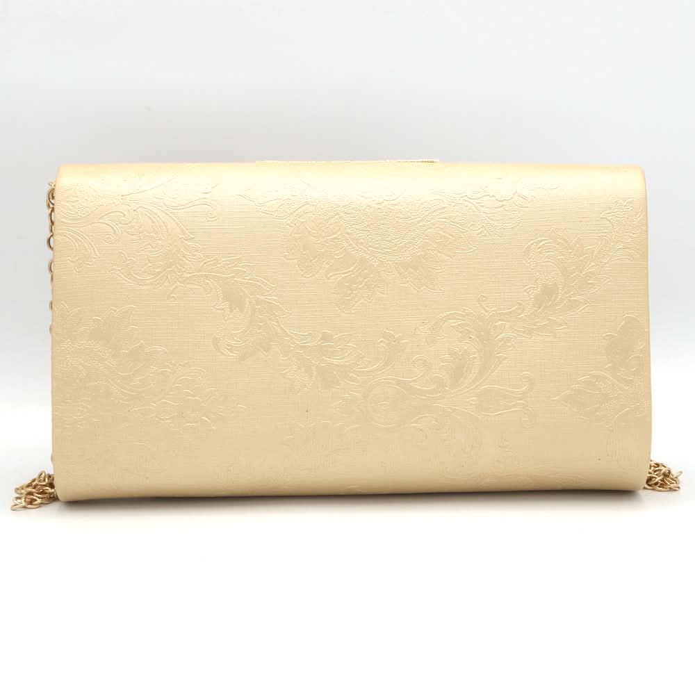 Women's Fancy Clutch 6700- Golden, Women, Clutches, Chase Value, Chase Value