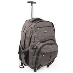 Trolley Laptop Backpack 5176-21 (SH25) - Brown, Kids, School And Laptop Bags, Chase Value, Chase Value