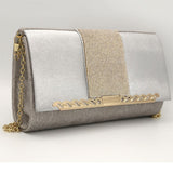 Women's Fancy Clutch 6700- Silver, Women, Clutches, Chase Value, Chase Value