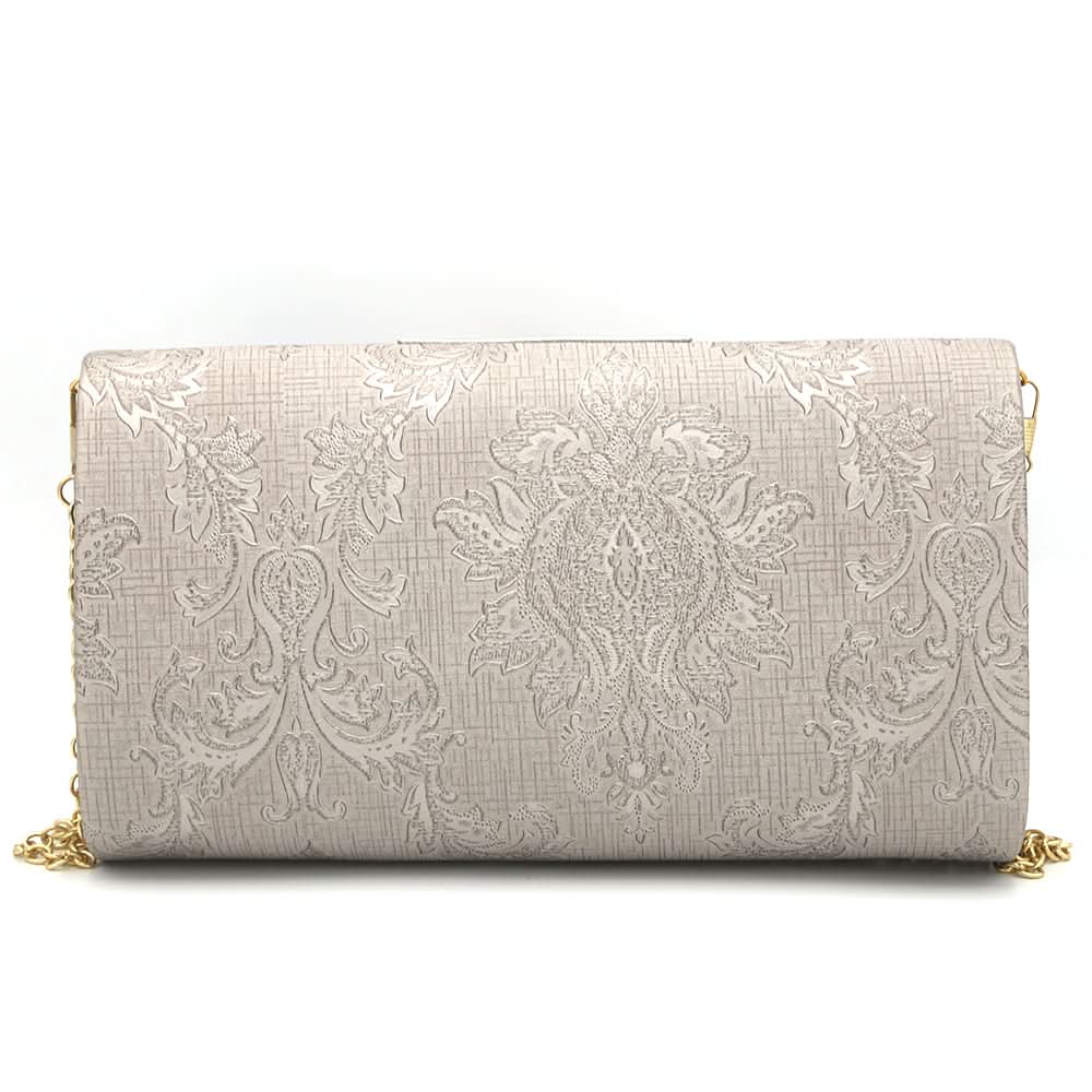 Women's Fancy Clutch 6700- Silver, Women, Clutches, Chase Value, Chase Value