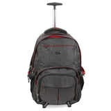 Trolley Laptop Backpack 5176-21 (SH25) - Black & Red, Kids, School And Laptop Bags, Chase Value, Chase Value