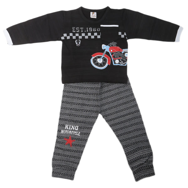 Boys Full Sleeves Suit - Black, Kids, Boys Sets And Suits, Chase Value, Chase Value