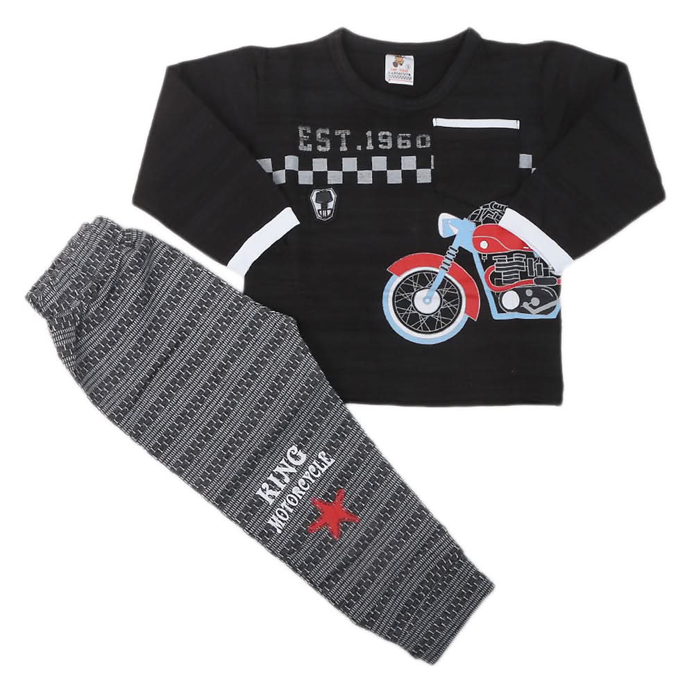 Boys Full Sleeves Suit - Black, Kids, Boys Sets And Suits, Chase Value, Chase Value