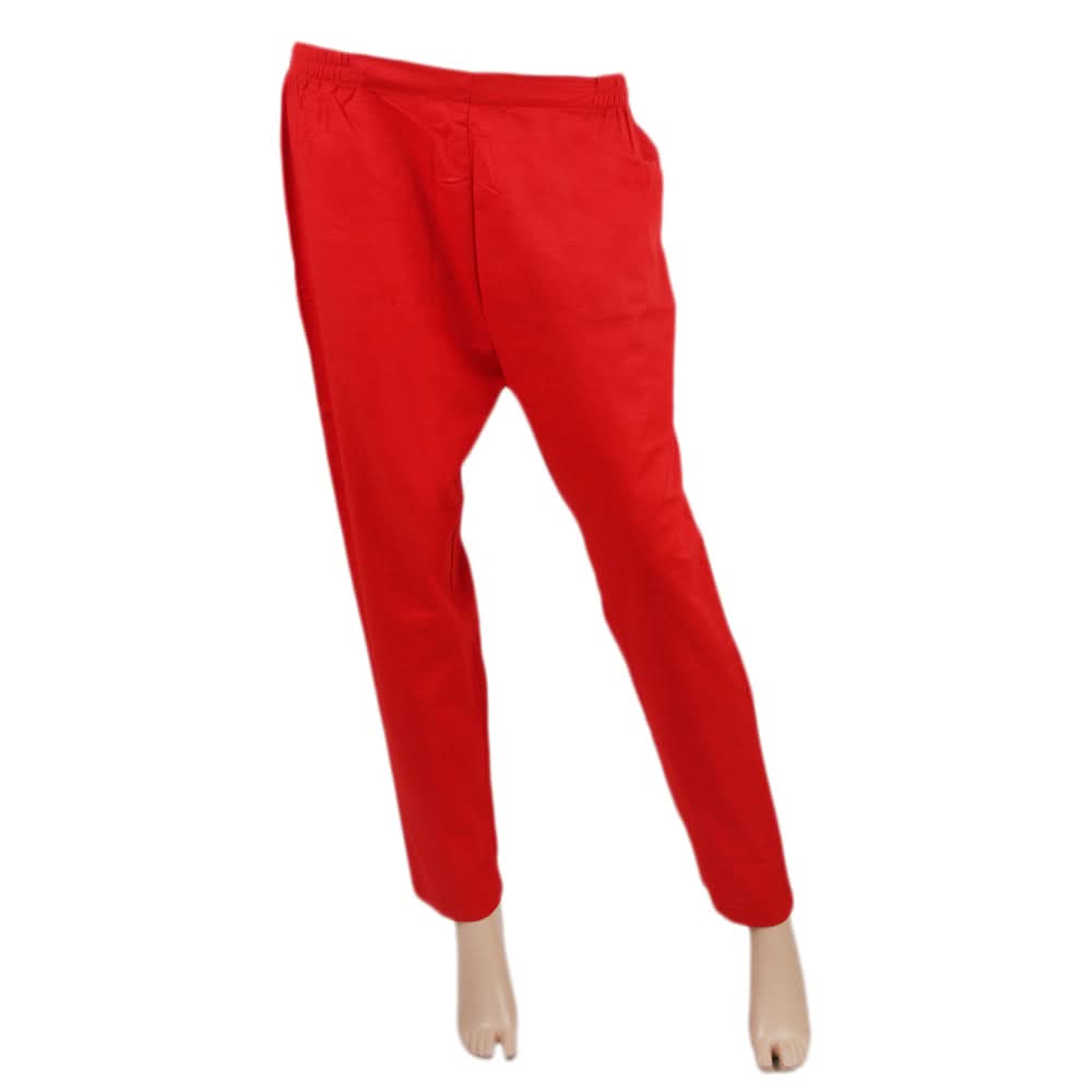 Women's Trouser - Red, Women, Pants & Tights, Chase Value, Chase Value
