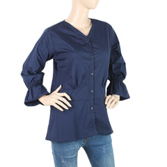 Women's Western Top - Navy Blue, Women, T-Shirts And Tops, Chase Value, Chase Value