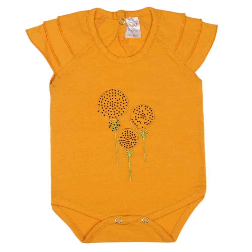 Newborn Girls Romper - Orange, Kids, Newborn Girls Rompers, Chase Value, Chase Value