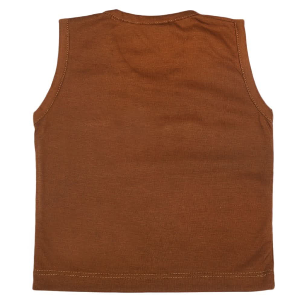 Newborn Boys Sando - Brown, Kids, Newborn Boys Shirts And T-Shirts, Chase Value, Chase Value