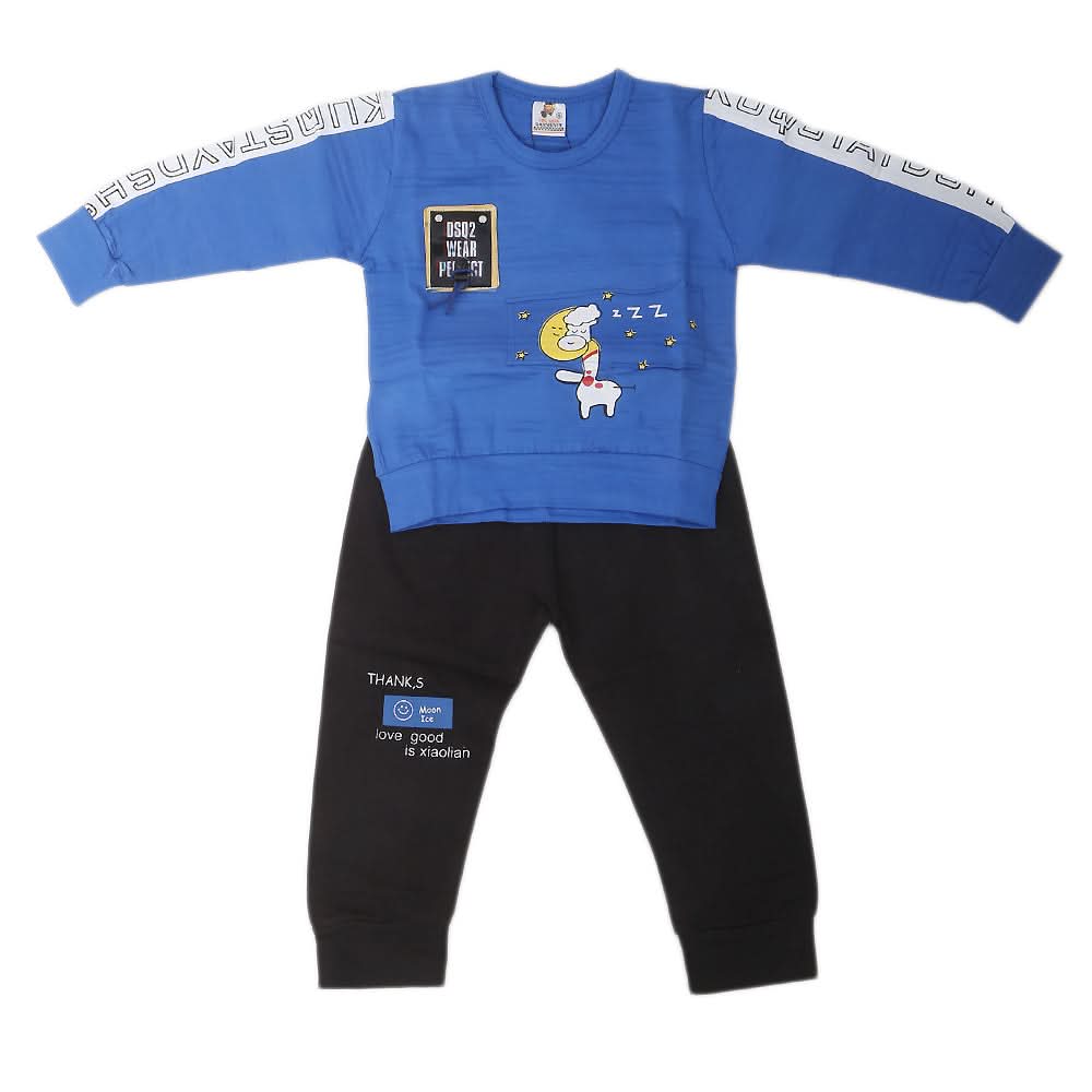 Boys Full Sleeves Suit - Royal Blue, Kids, Boys Sets And Suits, Chase Value, Chase Value