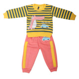 Boys Full Sleeves Fleece Suit - Yellow, Kids, Boys Sets And Suits, Chase Value, Chase Value