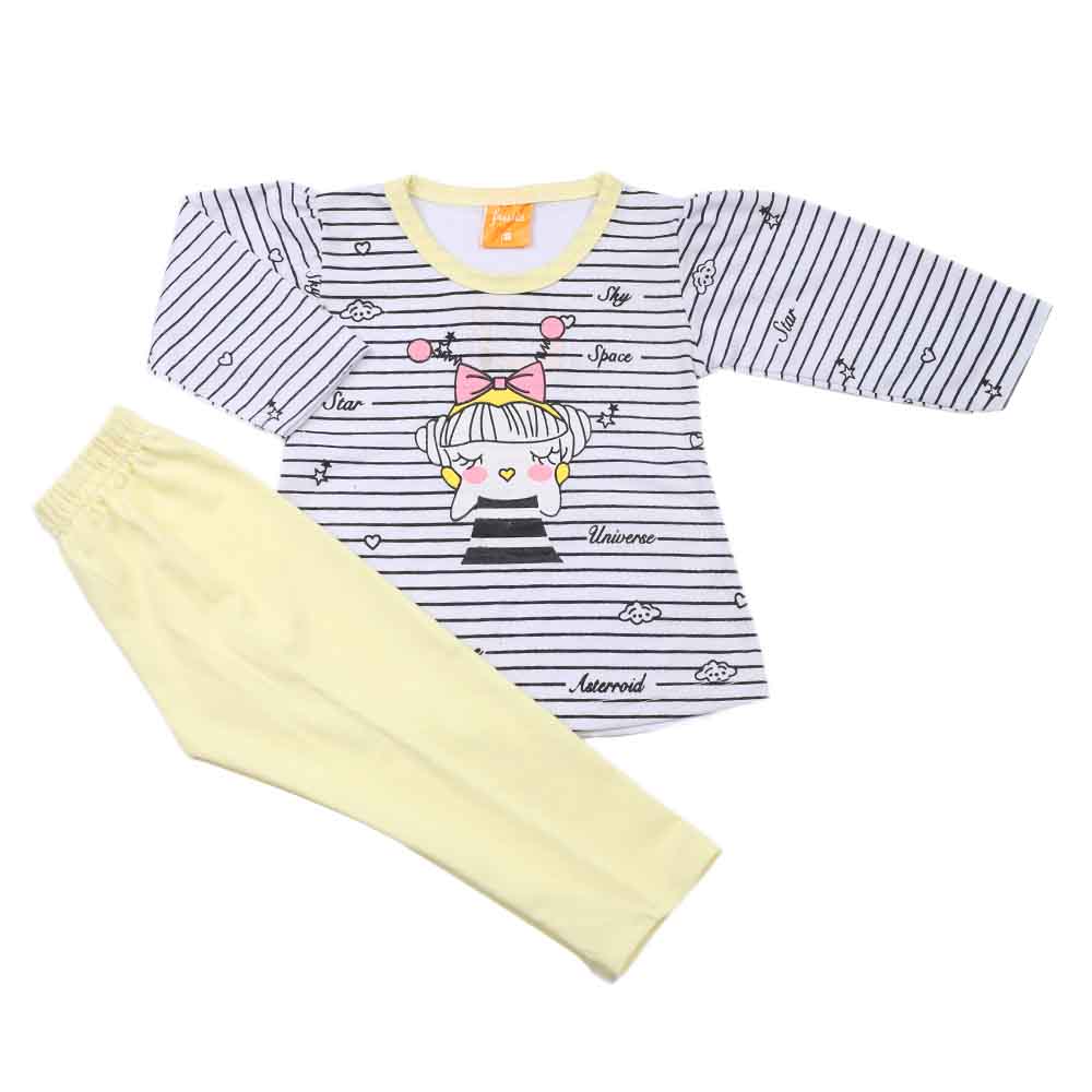 Girls Full Sleeves Suit - Lemon, Girls Suits, Chase Value, Chase Value