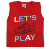 Newborn Boys Sando - Red, Kids, Newborn Boys Shirts And T-Shirts, Chase Value, Chase Value