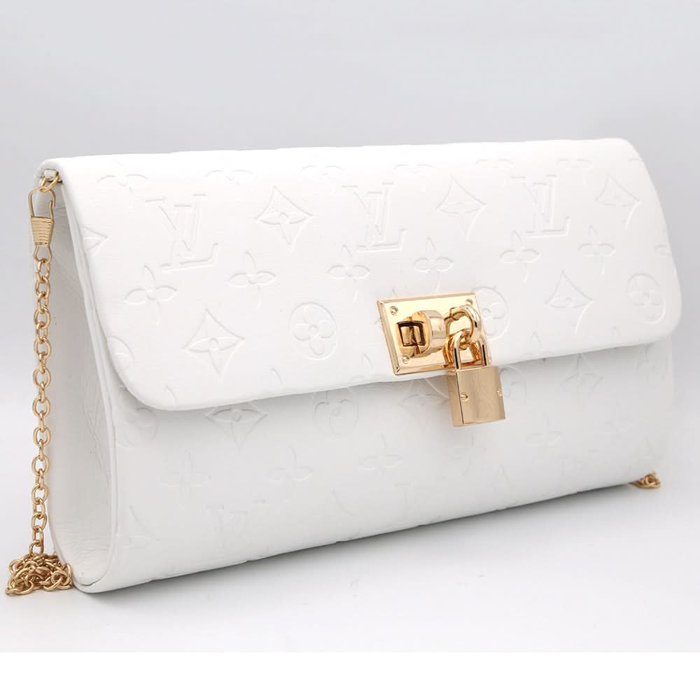 Women's Fancy Clutch 6787 - White, Women, Clutches, Chase Value, Chase Value