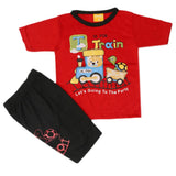 Boys Half Sleeves Suit - Red, Kids, Boys Sets And Suits, Chase Value, Chase Value