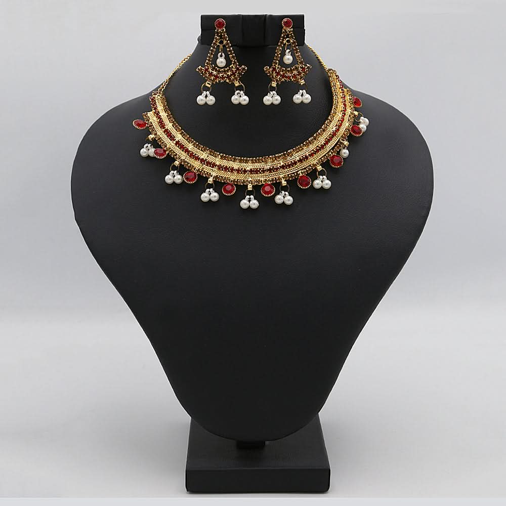 Women's Jewellery Set - Red, Women, Jewellery Set, Chase Value, Chase Value