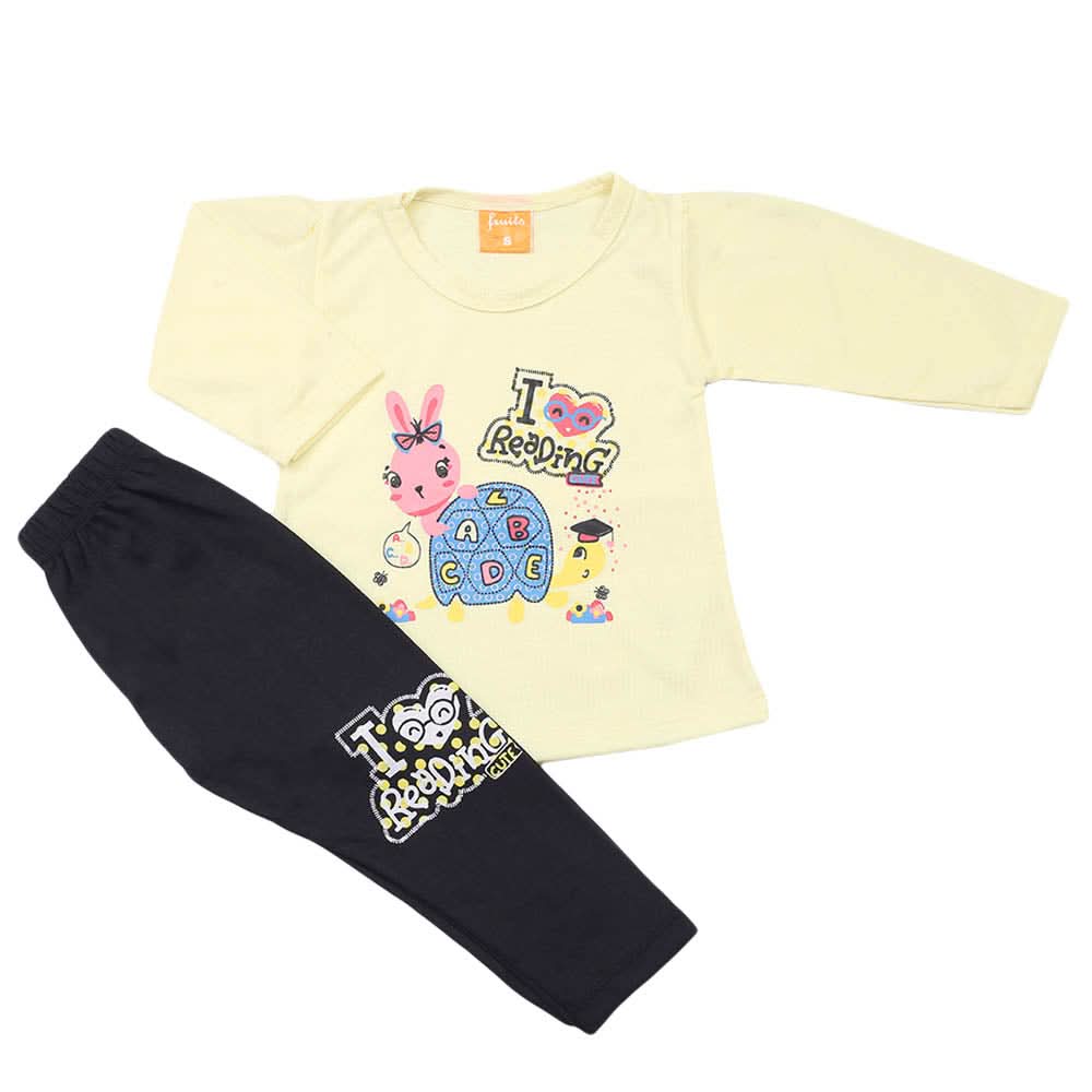 Girls Full Sleeves Suit - Lemon, Girls Suits, Chase Value, Chase Value