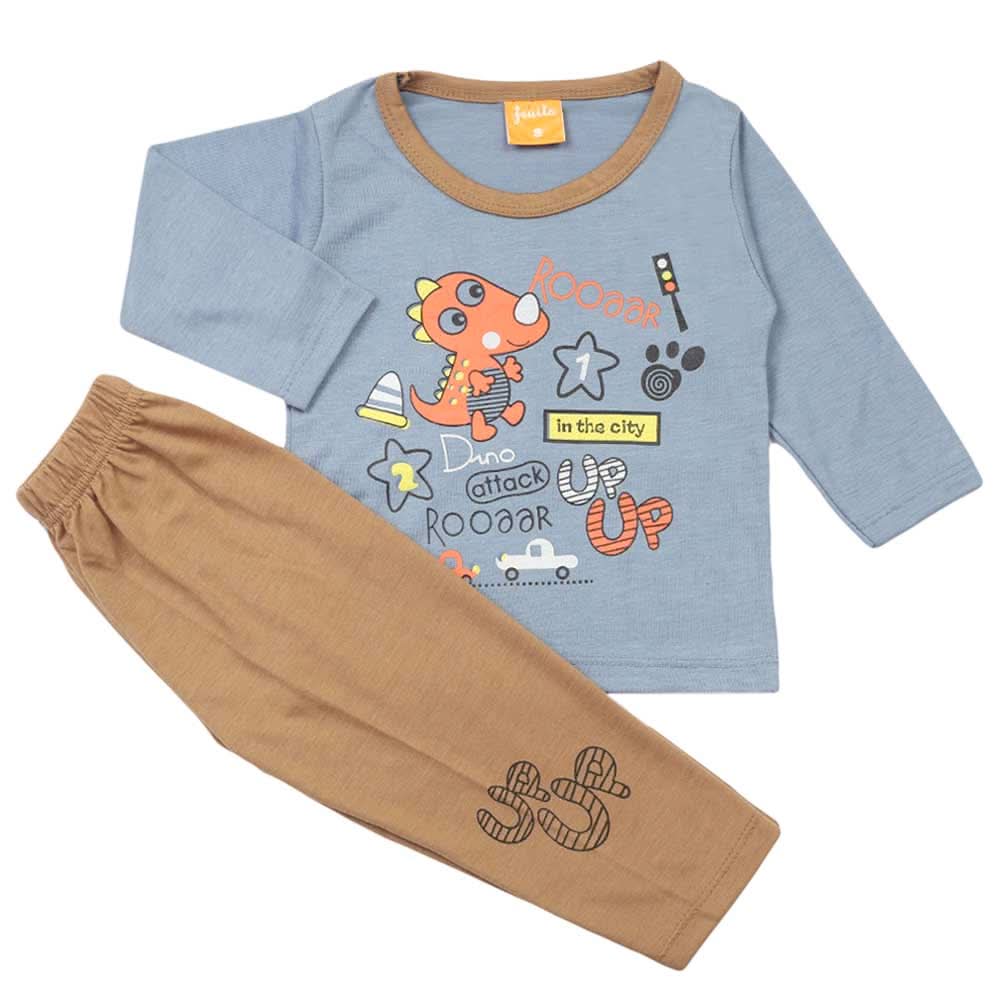Boys Full Sleeves Suit - Steel Blue, Boys Sets & Suits, Chase Value, Chase Value