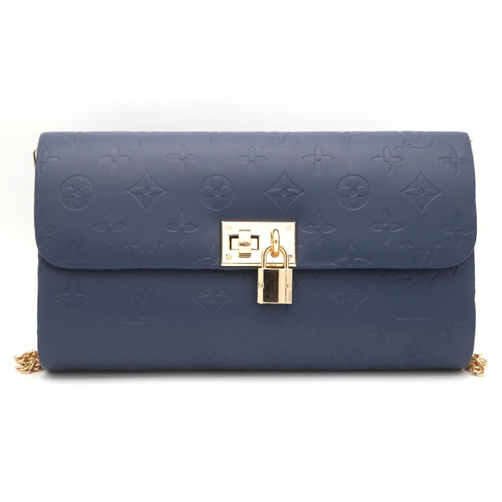 Women's Fancy Clutch 6787 - Steel Blue, Women, Clutches, Chase Value, Chase Value