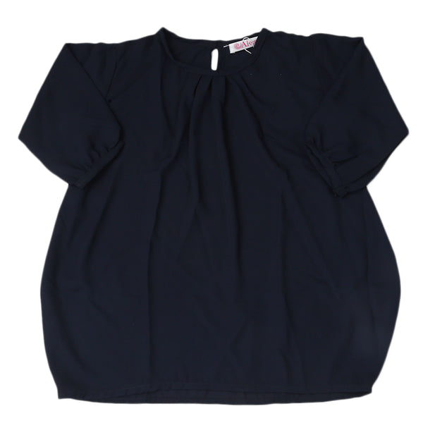 Girls Western Top - Navy Blue, Girls Tops, Chase Value, Chase Value