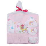 Newborn Gift Set Suits (5 Pcs) - Pink, Kids, NB Girls Sets And Suits, Chase Value, Chase Value