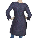 Women's Cotton Kurti - Navy Blue, Women, Ready Kurtis, Chase Value, Chase Value